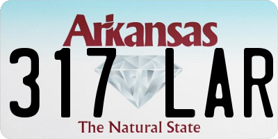 AR license plate 317LAR