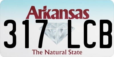 AR license plate 317LCB