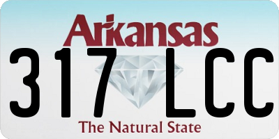AR license plate 317LCC