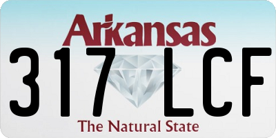 AR license plate 317LCF