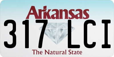 AR license plate 317LCI