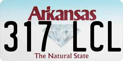 AR license plate 317LCL