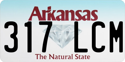 AR license plate 317LCM