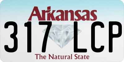 AR license plate 317LCP