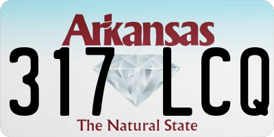 AR license plate 317LCQ