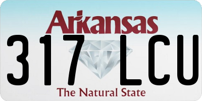 AR license plate 317LCU