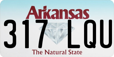 AR license plate 317LQU