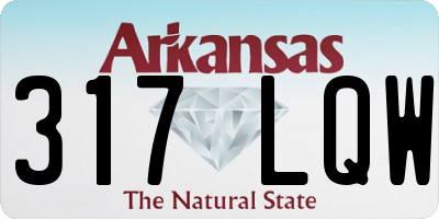 AR license plate 317LQW