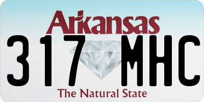 AR license plate 317MHC