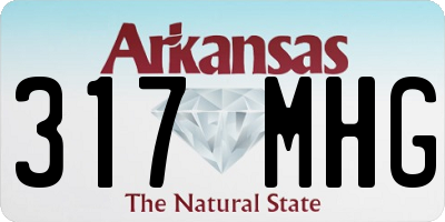 AR license plate 317MHG