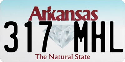 AR license plate 317MHL