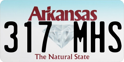 AR license plate 317MHS