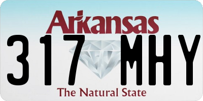 AR license plate 317MHY