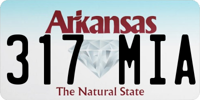 AR license plate 317MIA