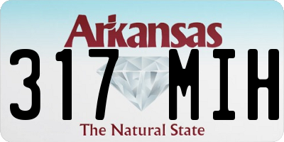 AR license plate 317MIH