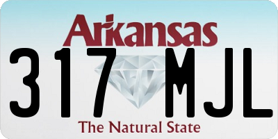 AR license plate 317MJL