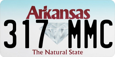 AR license plate 317MMC