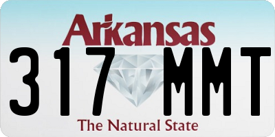AR license plate 317MMT