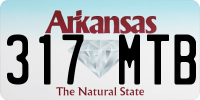 AR license plate 317MTB
