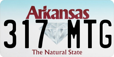 AR license plate 317MTG