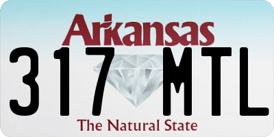AR license plate 317MTL
