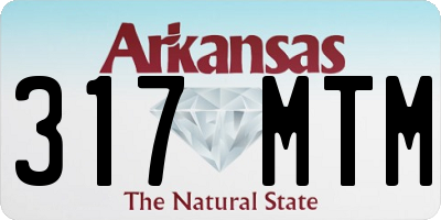 AR license plate 317MTM