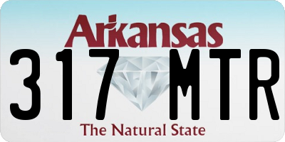 AR license plate 317MTR