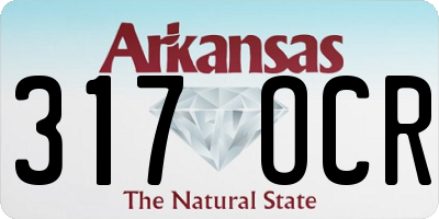 AR license plate 317OCR