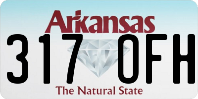 AR license plate 317OFH