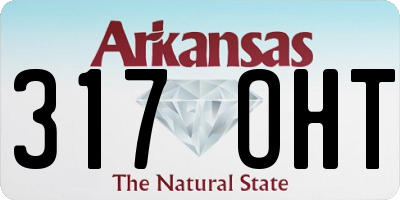 AR license plate 317OHT