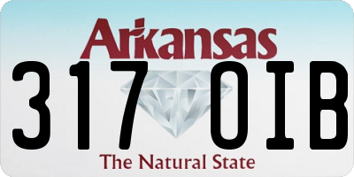 AR license plate 317OIB