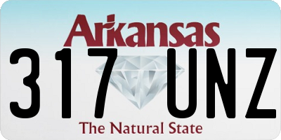 AR license plate 317UNZ