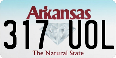 AR license plate 317UOL
