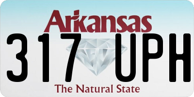 AR license plate 317UPH