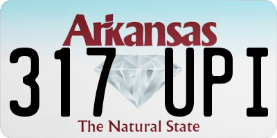 AR license plate 317UPI