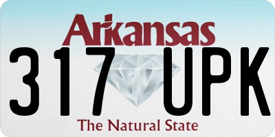 AR license plate 317UPK