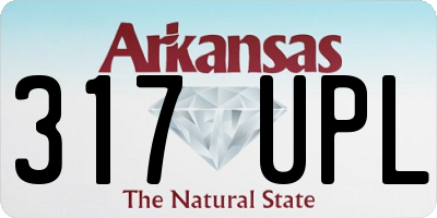 AR license plate 317UPL