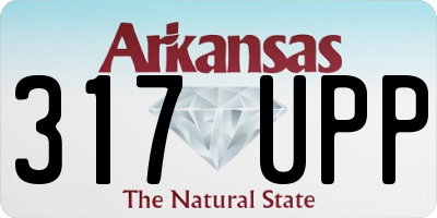 AR license plate 317UPP