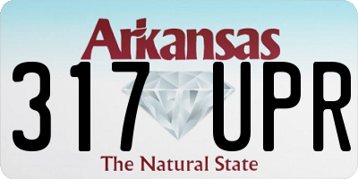AR license plate 317UPR