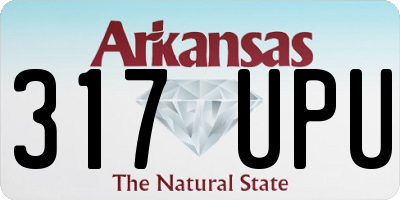 AR license plate 317UPU