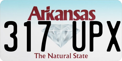 AR license plate 317UPX