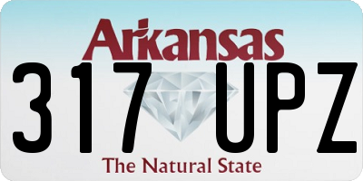AR license plate 317UPZ