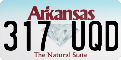 AR license plate 317UQD