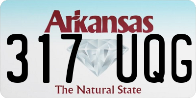 AR license plate 317UQG