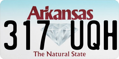 AR license plate 317UQH