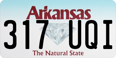 AR license plate 317UQI