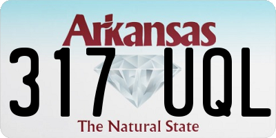 AR license plate 317UQL