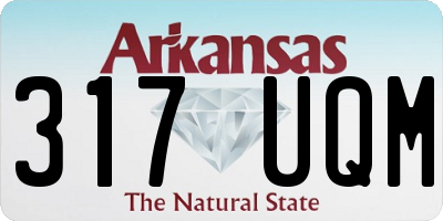 AR license plate 317UQM