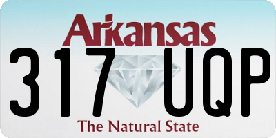 AR license plate 317UQP