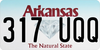 AR license plate 317UQQ